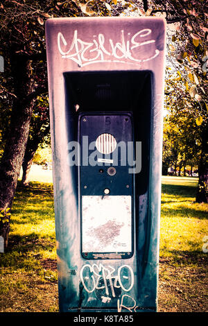 Boîte appel d'urgence Banque D'Images