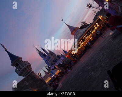 Fantasyland, Magic Kingdom Banque D'Images