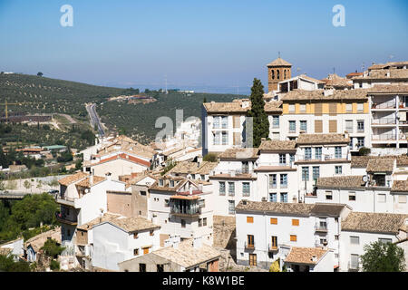 Vue panoramique de la ville de Cazorla Banque D'Images