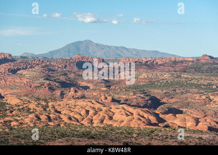 Canyons Escalante, Waterpoche Fold et Henry Mountains, Utah du Sud. Banque D'Images