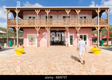 Tortola cruise termnal, Road Town, British Virgin Islands Banque D'Images