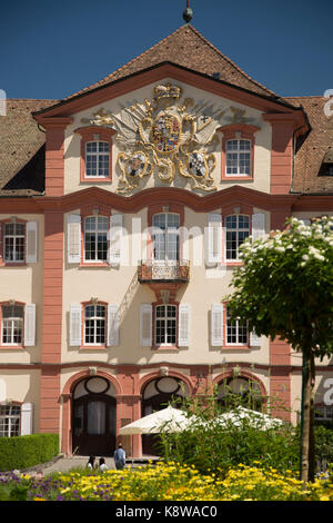 Schloss mainau dans son jardin agence immobilière sur l'île de Mainau, sur le lac de Constance (Bodensee), le sud de l'Allemagne Banque D'Images