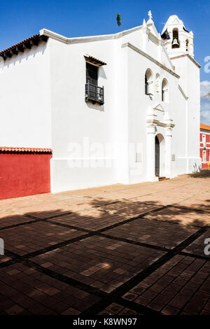 Cathédrale de Coro, construite au XVIIème siècle. Coro, État de Falcon, Venezuela. Banque D'Images