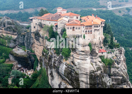 Monastère de Varlaam, les Météores, Grèce Banque D'Images
