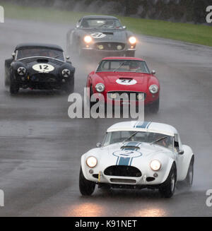 Les voitures de course classique à Goodwood Revival Banque D'Images