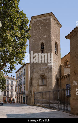 San Pedro el Viejo Eglise dans le centre de la ville de Huesca, Espagne Banque D'Images