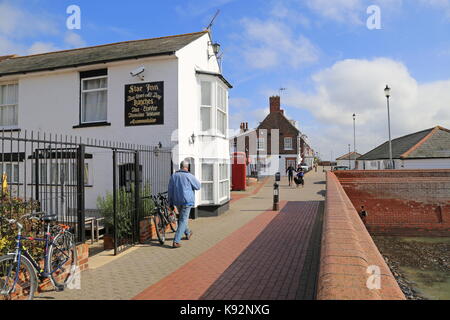 Star Inn, le quai, Burnham-on-Crouch, Maldon, Essex, Angleterre, Grande-Bretagne, Royaume-Uni, UK, Europe Banque D'Images