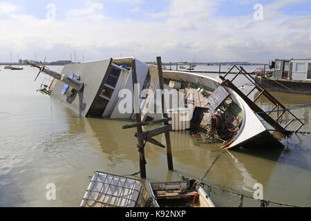 Le quai, Burnham-on-Crouch, Maldon, Essex, Angleterre, Grande-Bretagne, Royaume-Uni, UK, Europe Banque D'Images