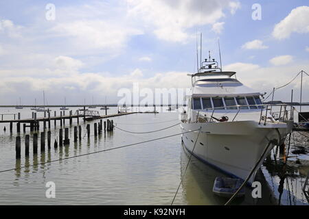 Le quai, Burnham-on-Crouch, Maldon, Essex, Angleterre, Grande-Bretagne, Royaume-Uni, UK, Europe Banque D'Images