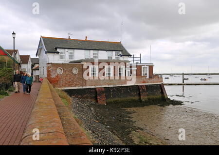 Le quai, Burnham-on-Crouch, Maldon, Essex, Angleterre, Grande-Bretagne, Royaume-Uni, UK, Europe Banque D'Images