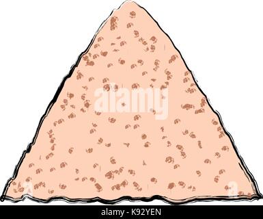 Le sable de construction vectro illustration Illustration de Vecteur