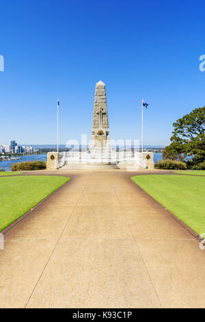 Mémorial de la guerre de l'État, Kings Park, Perth, Australie occidentale Banque D'Images