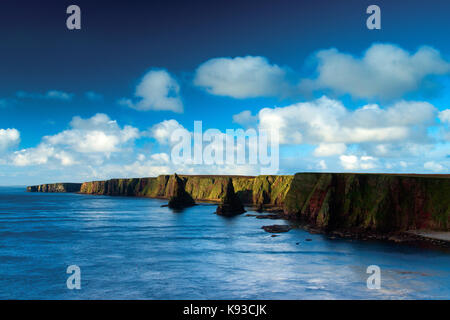 Duncansby Stacks de la mer et de la mer du Nord, Duncansby Head, John O' Groats, caithness Banque D'Images