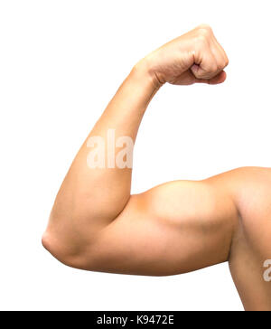 Un mans musculaire bras et l'épaule de la torsion Banque D'Images