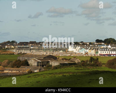 Nansleddan le développement. Duché de Cornouailles building initiative,21, Septembre, 2017 Robert Taylor/Alamy Live News. Newquay, Cornwall Banque D'Images