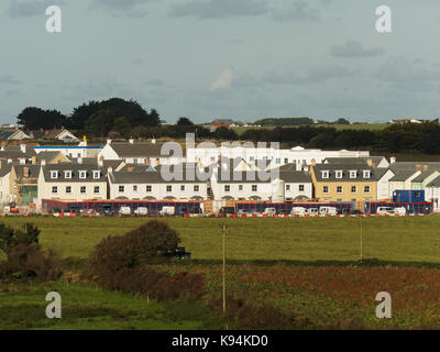 Nansleddan le développement. Duché de Cornouailles building initiative,21, Septembre, 2017 Robert Taylor/Alamy Live News. Newquay, Cornwall Banque D'Images