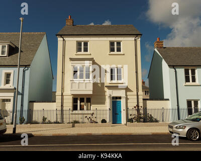 Nansleddan le développement. Duché de Cornouailles building initiative,21, Septembre, 2017 Robert Taylor/Alamy Live News. Newquay, Cornwall Banque D'Images