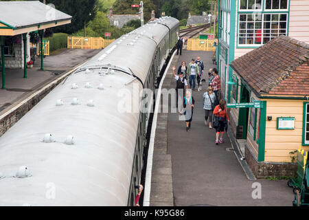 Corfe Castle Dorset Banque D'Images