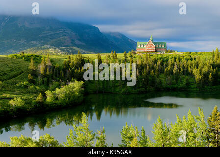 Hôtel Prince de Galles, parc national des Lacs-Waterton, Alberta, Canada Banque D'Images