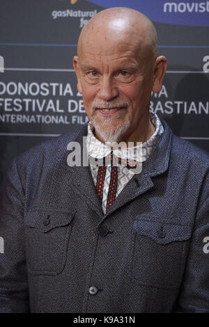 San Sebastian, Pays basque, Espagne. 22 sep, 2017. john malkovich "ubmergence' premiere pendant le 65e festival du film de San Sebastian, le 22 septembre 2017 à San Sebastian, Espagne. crédit : jack abuin/zuma/Alamy fil live news Banque D'Images