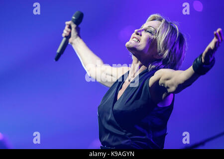 Patricia Kaas chanteuse sur la scène du Zénith de Strasbourg, le 2017/02/09 Banque D'Images