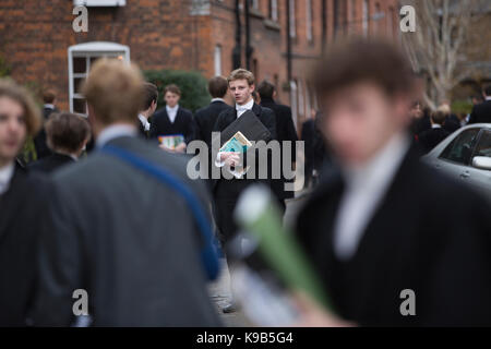 Eton College, indépendant anglais pensionnat pour garçons, près de Windsor, Berkshire, Angleterre, Royaume-Uni Banque D'Images