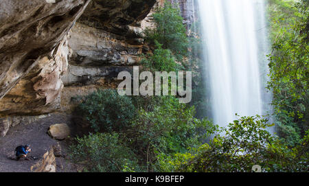 National inférieur tombe dans Royal National Park, NSW, Australie Banque D'Images