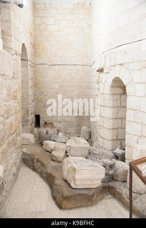 Israël, Kafr kanna dans la basse Galilée le mariage catholique église Banque D'Images