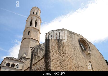 Eglise de saint Pierre à Figueres, ville de Gérone, Catalogne, espagne. Banque D'Images