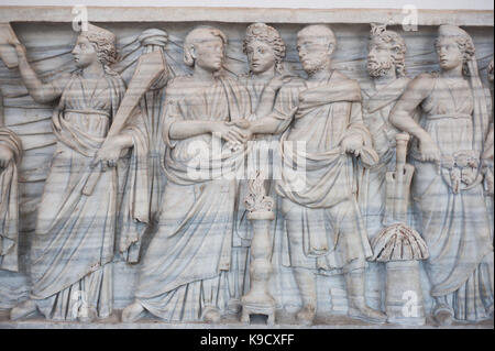 RomanSarcophage de Marcus Claudianus dans Palazzo Massimo alle Termei, Rome, Italie Banque D'Images