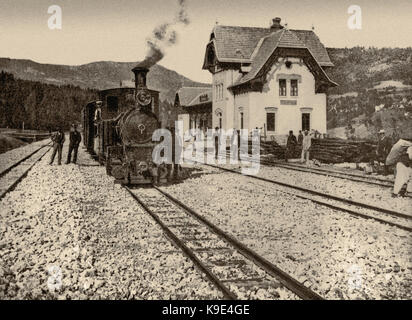 Narrow Gauge Railway Station Ostbahn (3) pâle Banque D'Images