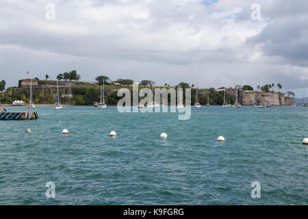 Fort-de-France, Martinique. Fort Saint Louis. Banque D'Images