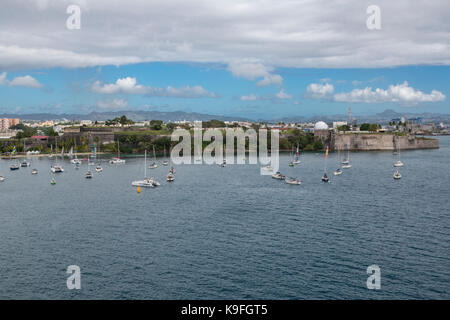 Fort-de-France, Martinique. Fort Saint Louis. Banque D'Images