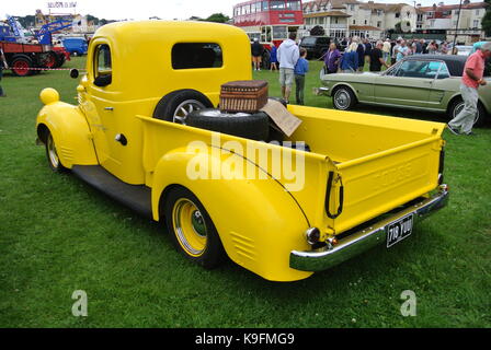 Une camionnette Dodge 1939 Halfton stationné à French Riviera Classic Car Show 2017, Paignton, Devon, Angleterre Banque D'Images