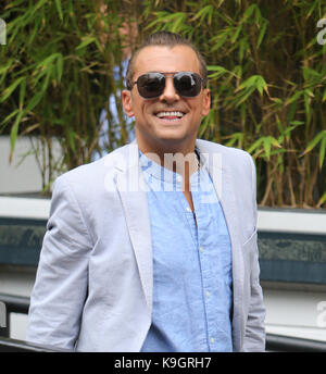 Paul danan hors studios itv avec : Paul danan où : London, Royaume-Uni Quand : 23 août 2017 Credit : rocky/wenn.com Banque D'Images