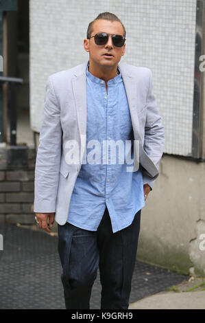 Paul danan hors studios itv avec : Paul danan où : London, Royaume-Uni Quand : 23 août 2017 Credit : rocky/wenn.com Banque D'Images