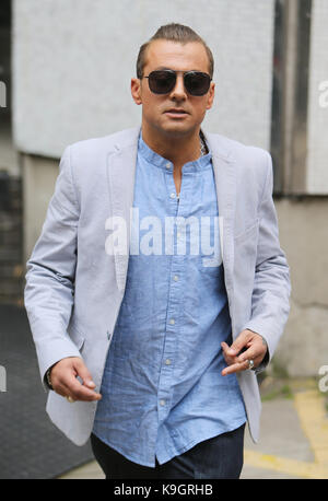 Paul danan hors studios itv avec : Paul danan où : London, Royaume-Uni Quand : 23 août 2017 Credit : rocky/wenn.com Banque D'Images