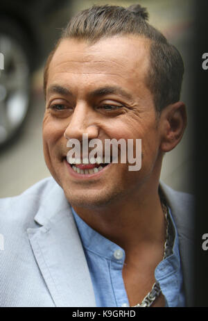 Paul danan hors studios itv avec : Paul danan où : London, Royaume-Uni Quand : 23 août 2017 Credit : rocky/wenn.com Banque D'Images