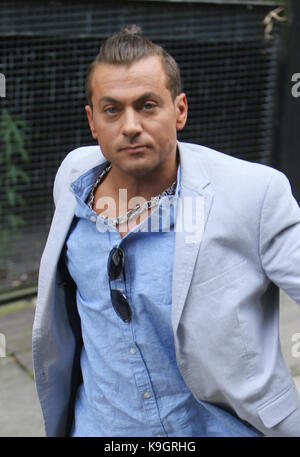 Paul danan hors studios itv avec : Paul danan où : London, Royaume-Uni Quand : 23 août 2017 Credit : rocky/wenn.com Banque D'Images