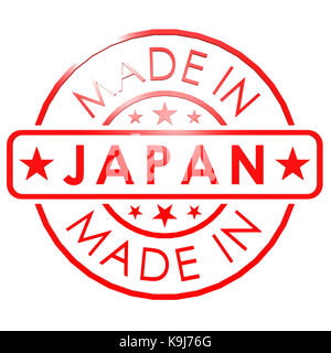 Fabriqué au Japon red seal Banque D'Images