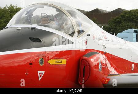 BAC Jet Provost T4 jet trainer à la première qui a eu lieu le meeting national de septembre à RAF Scampton dans la périphérie de la ville de Lincoln Angleterre GO UK 2017 Banque D'Images