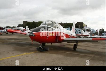 BAC Jet Provost T4 jet trainer à la première qui a eu lieu le meeting national de septembre à RAF Scampton dans la périphérie de la ville de Lincoln Angleterre GO UK 2017 Banque D'Images