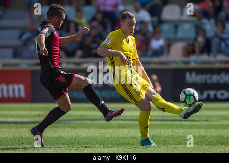 11 carlos clerc du ca osasuna durante el Partido de la liga 123 reus deportiu entre contre osasuna en el palau municipal de Reus, 23 septembre 2017 el en reus, Banque D'Images