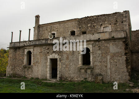 Monastère Asomaton était un monastère orthodoxe grecque fondée vers 1200 avant JC et abondened au début du 20ème siècle. Banque D'Images