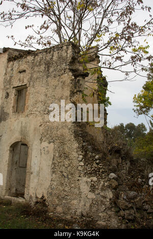 Monastère Asomaton était un monastère orthodoxe grecque fondée vers 1200 avant JC et abondened au début du 20ème siècle. Banque D'Images