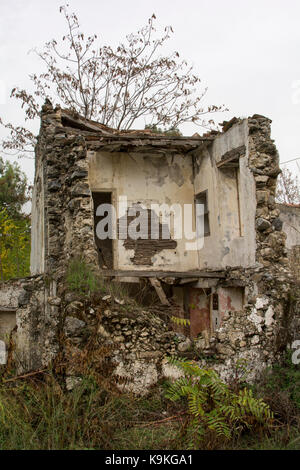 Monastère Asomaton était un monastère orthodoxe grecque fondée vers 1200 avant JC et abondened au début du 20ème siècle. Banque D'Images