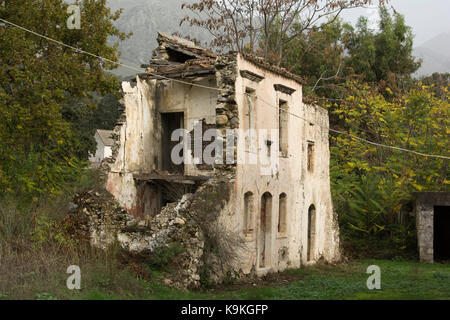 Monastère Asomaton était un monastère orthodoxe grecque fondée vers 1200 avant JC et abondened au début du 20ème siècle. Banque D'Images