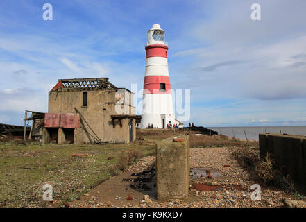 Orford Ness leuchtturm Open Day, septembre 2017, Suffolk, Angleterre, RU Banque D'Images