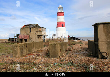 Orford Ness leuchtturm Open Day, septembre 2017, Suffolk, Angleterre, RU Banque D'Images