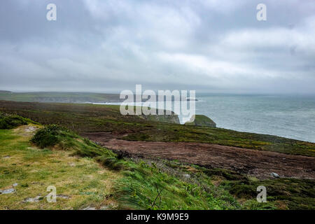 Vue de l'emplacement à proximité de phare de south stack holyhead au Pays de Galles Banque D'Images